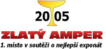 Jističe BONEGA®P-E-P získaly 1. místo v soutěži o nejlepší exponát Zlatý Amper 2005