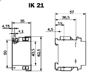 Mont&aacute;žn&iacute; sch&eacute;ma modulov&eacute;ho stykače n01