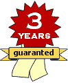 3 years guaranteed